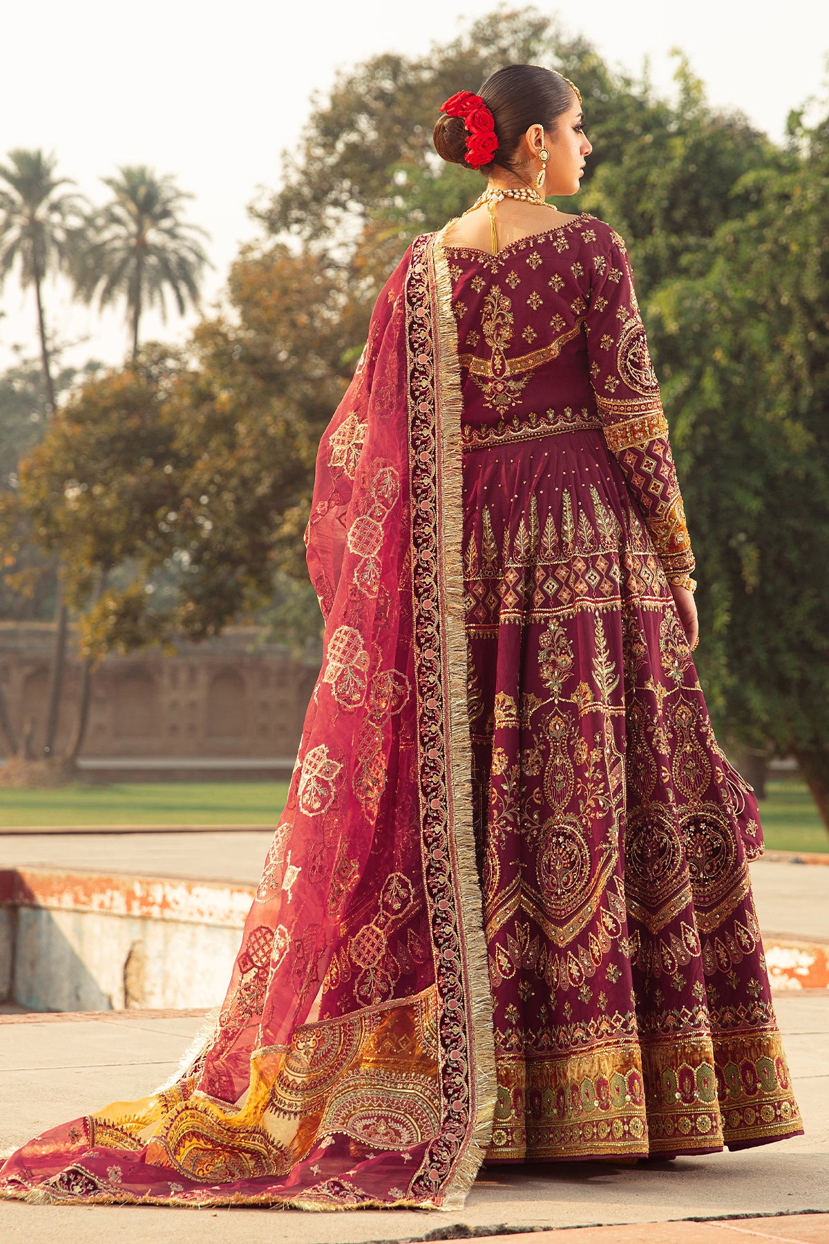 Latest Bridal Lehenga with Short Kurti for Wedding Online – Nameera by  Farooq